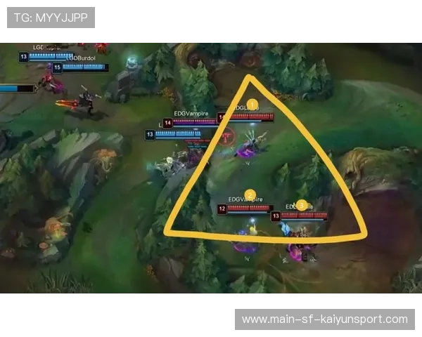 EDG中路强开命中三人，一波结束比赛